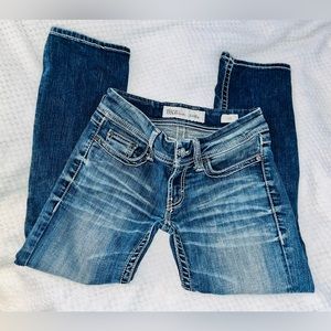 BKE STELLA Cropped Denim Jeans sz 26